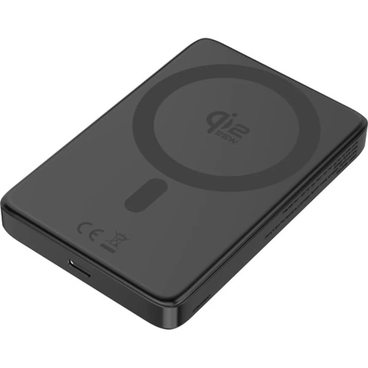 BlueBuilt Draadloze Powerbank met Qi2.2 en MagSafe 10.000 mAh met Snelladen 25 Watt Grijs