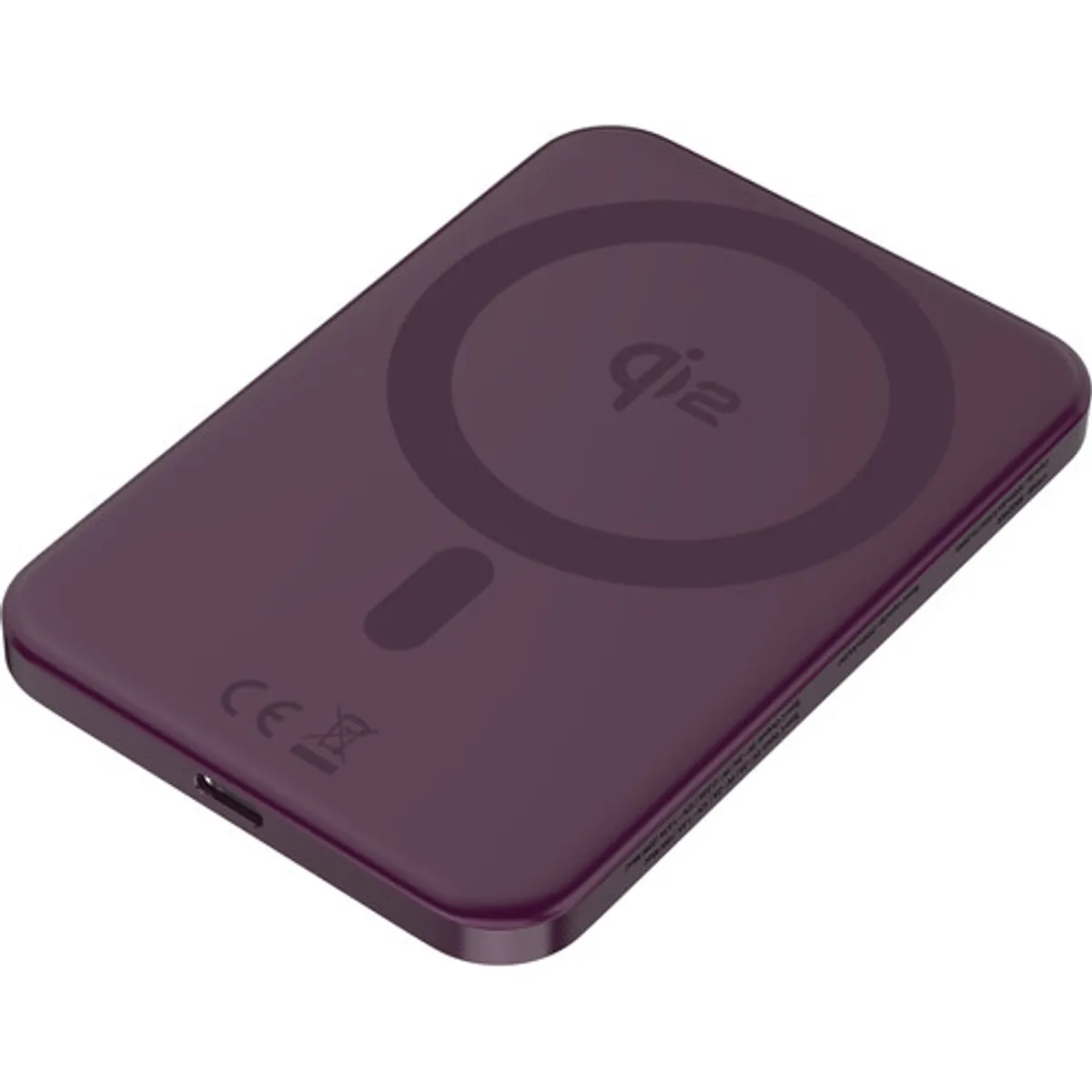 BlueBuilt Draadloze Powerbank met Qi2 en MagSafe 5.000 mAh met Snelladen 20 Watt Rood
