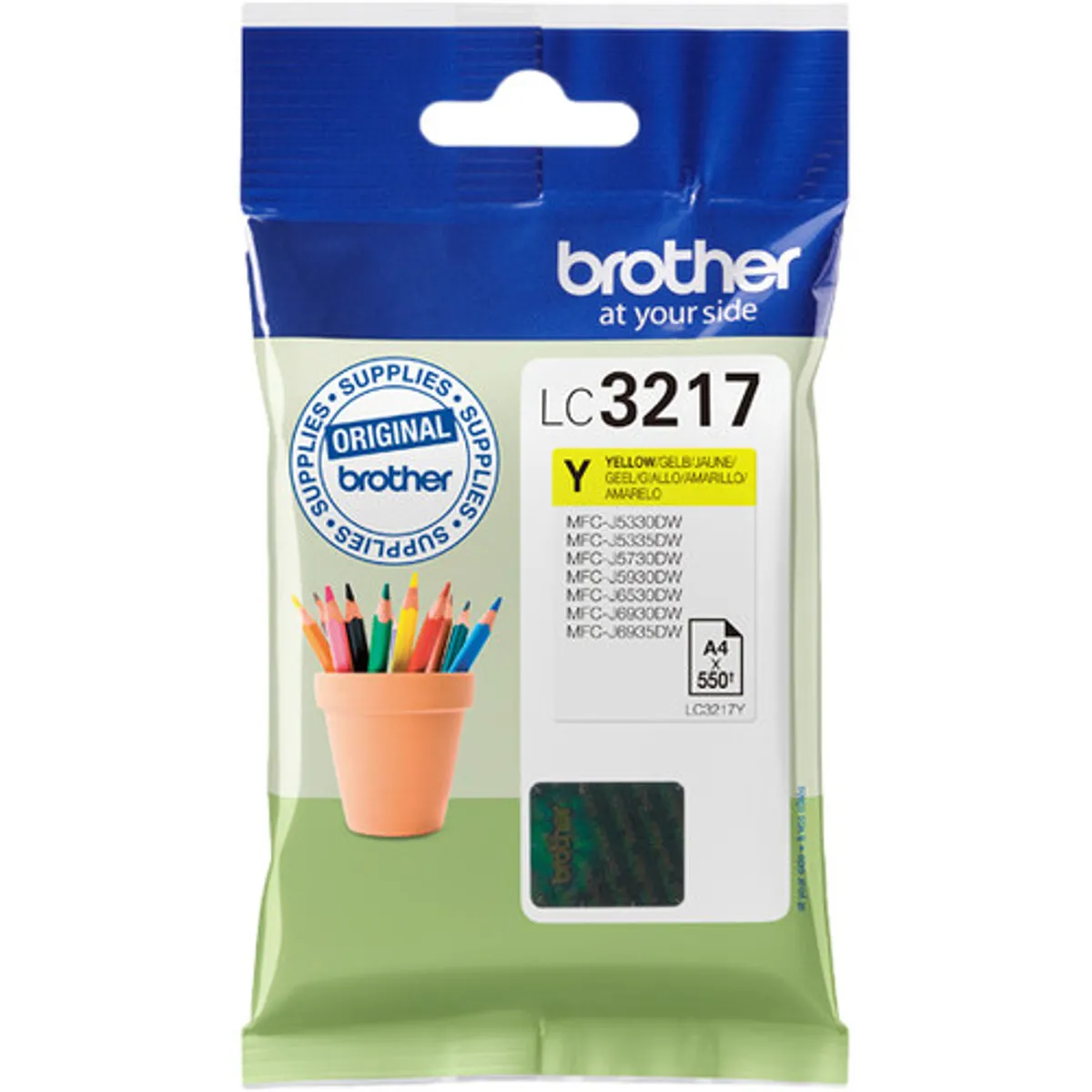 Brother LC-3217 Cartridge Geel