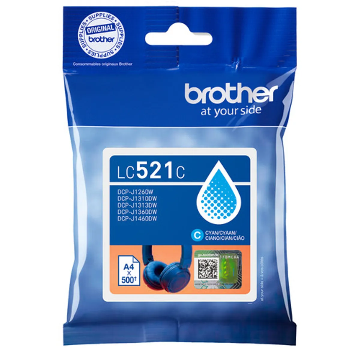 Brother LC-521 Cartridge Cyaan