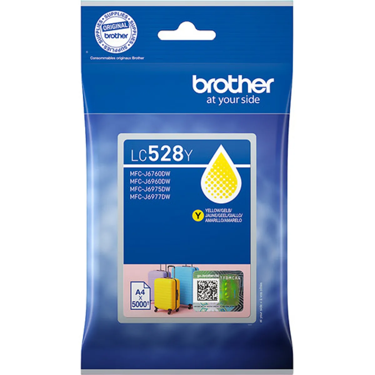 Brother LC-528 cartridge geel