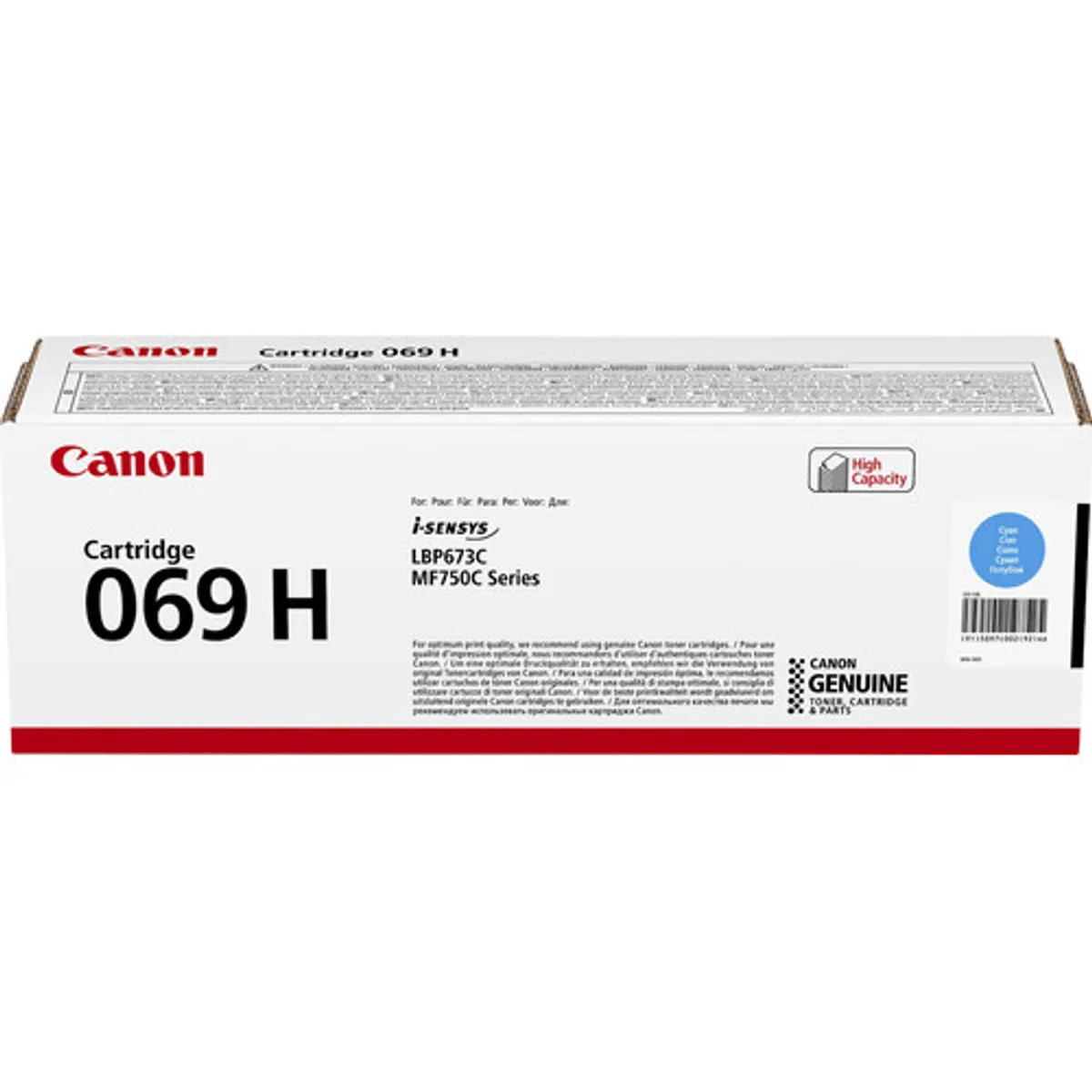 Canon 069H toner cyaan
