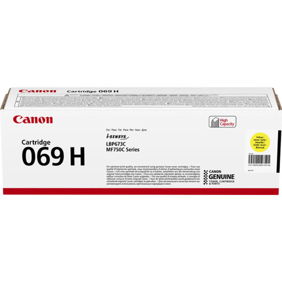 Canon 069H toner geel