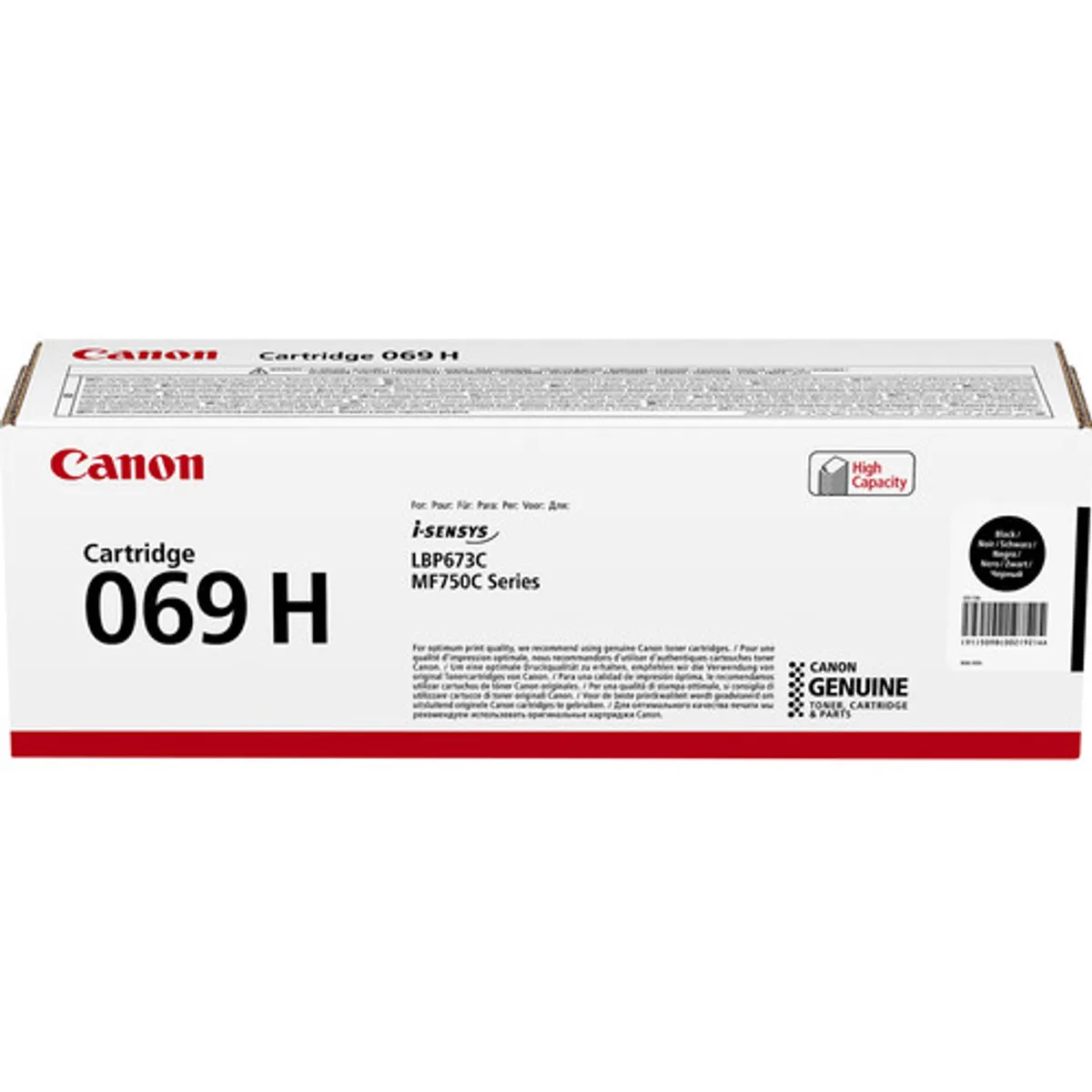 Canon 069H toner zwart