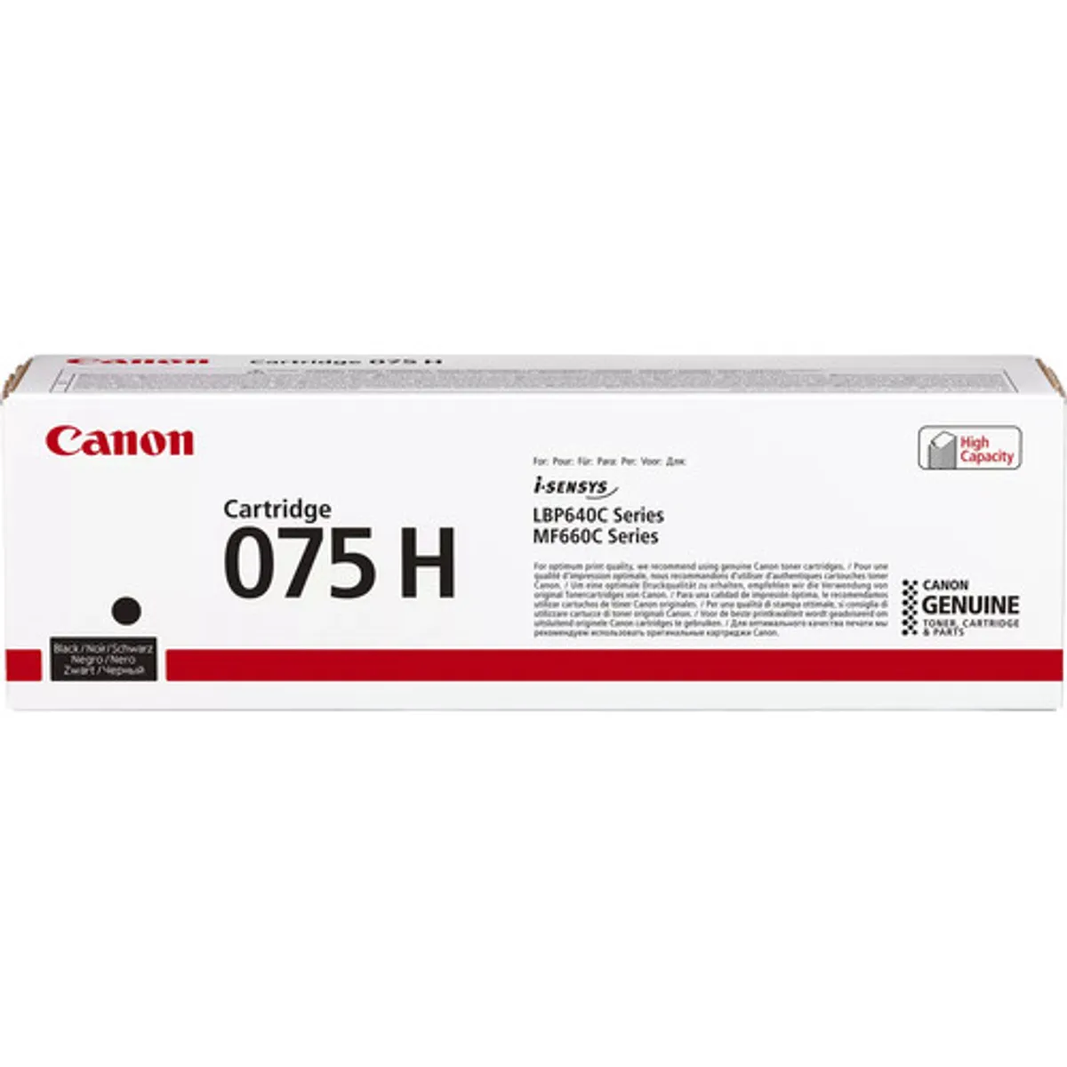 Canon 075H toner zwart