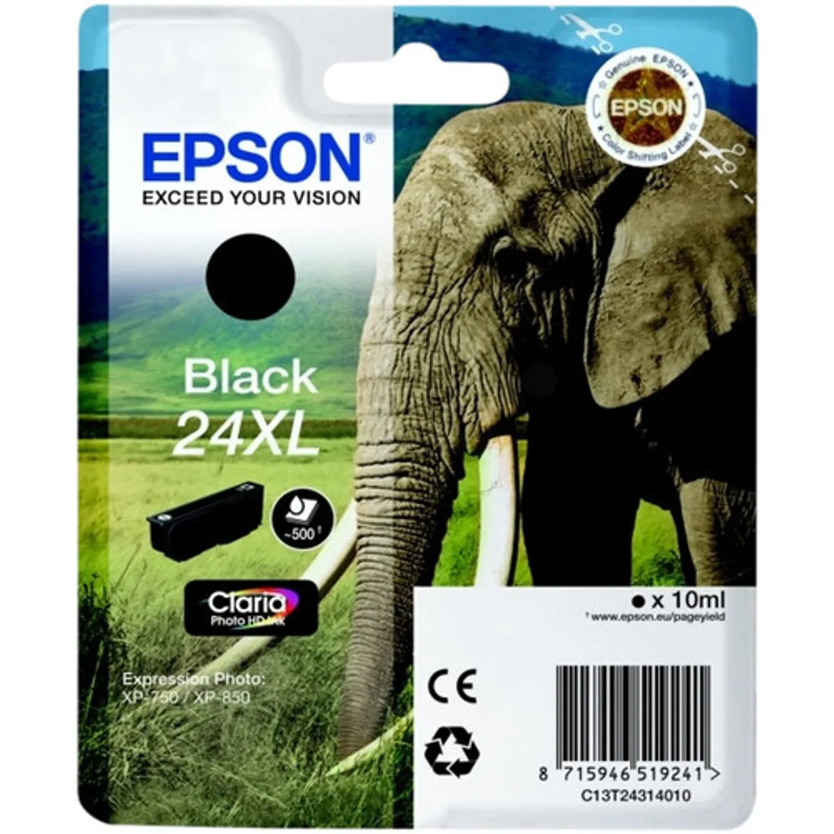 Epson 24XL Cartridge Zwart
