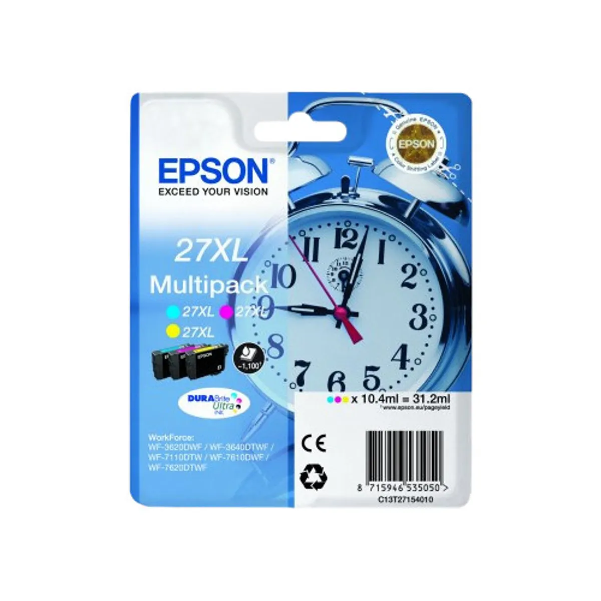 Epson 27XL Combo Pack 3-Kleuren C13T27154010