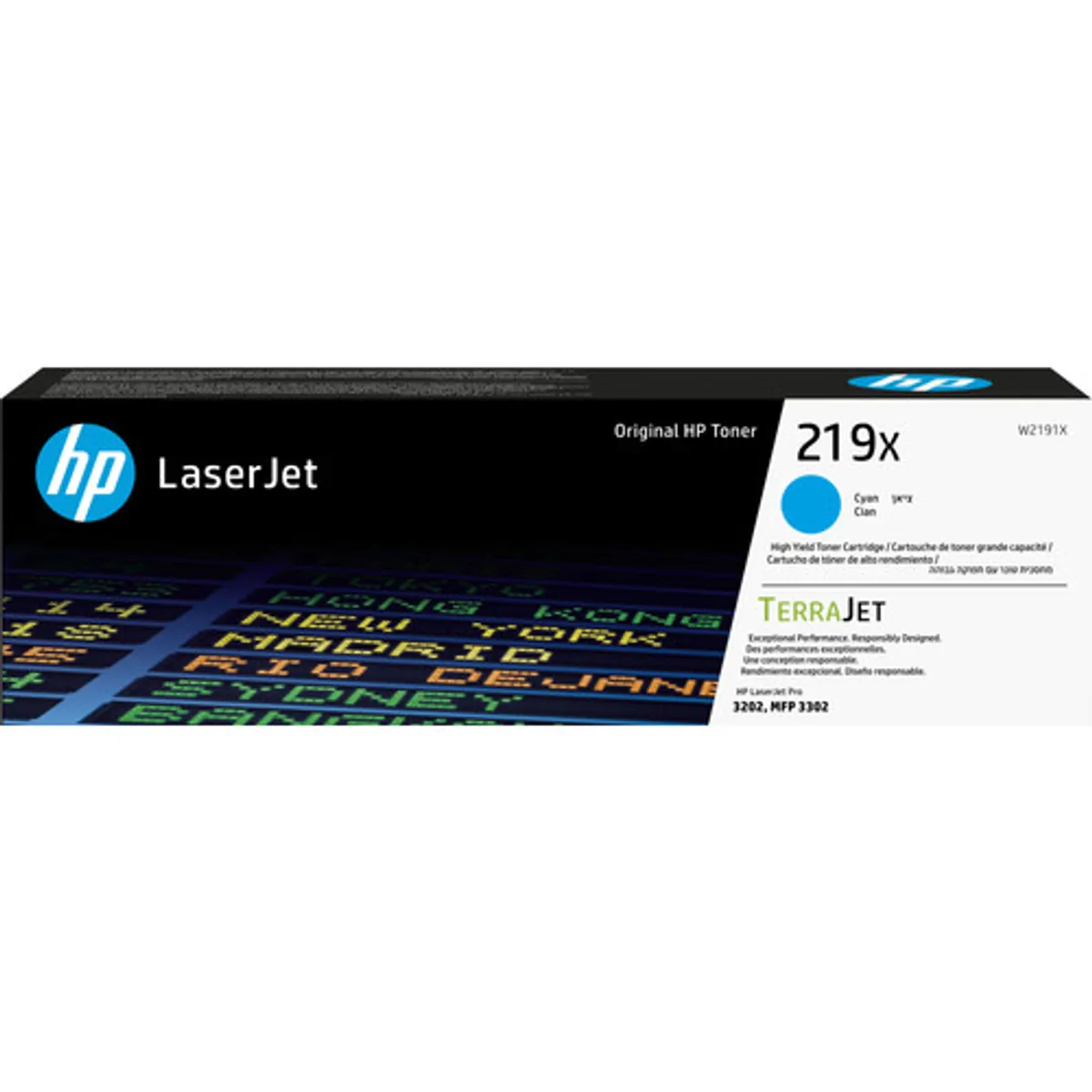 HP 219X LaserJet XL Toner Cyaan