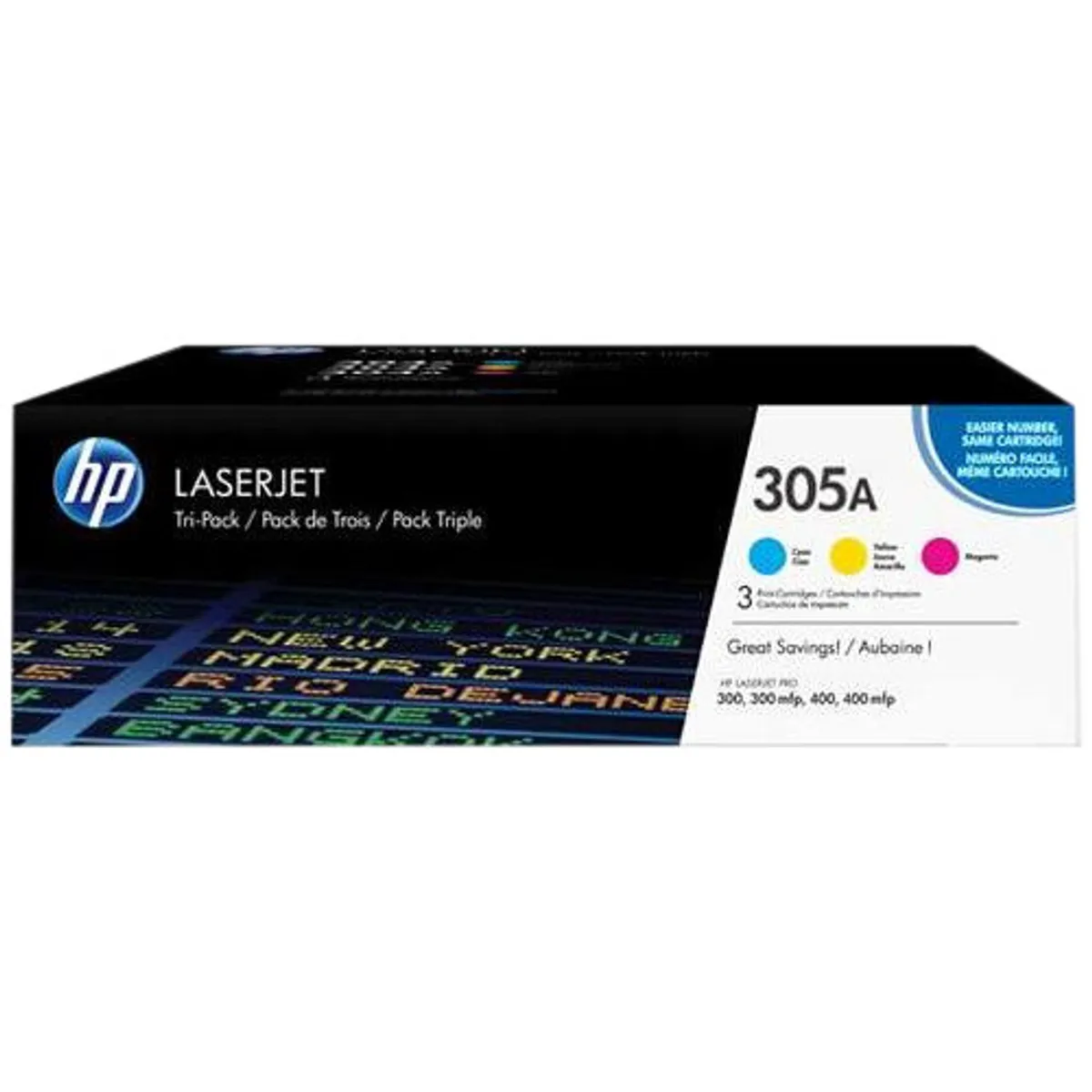 HP 305A Toners Combo Pack