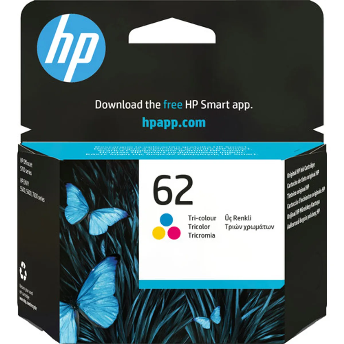 HP 62 Cartridge Kleur