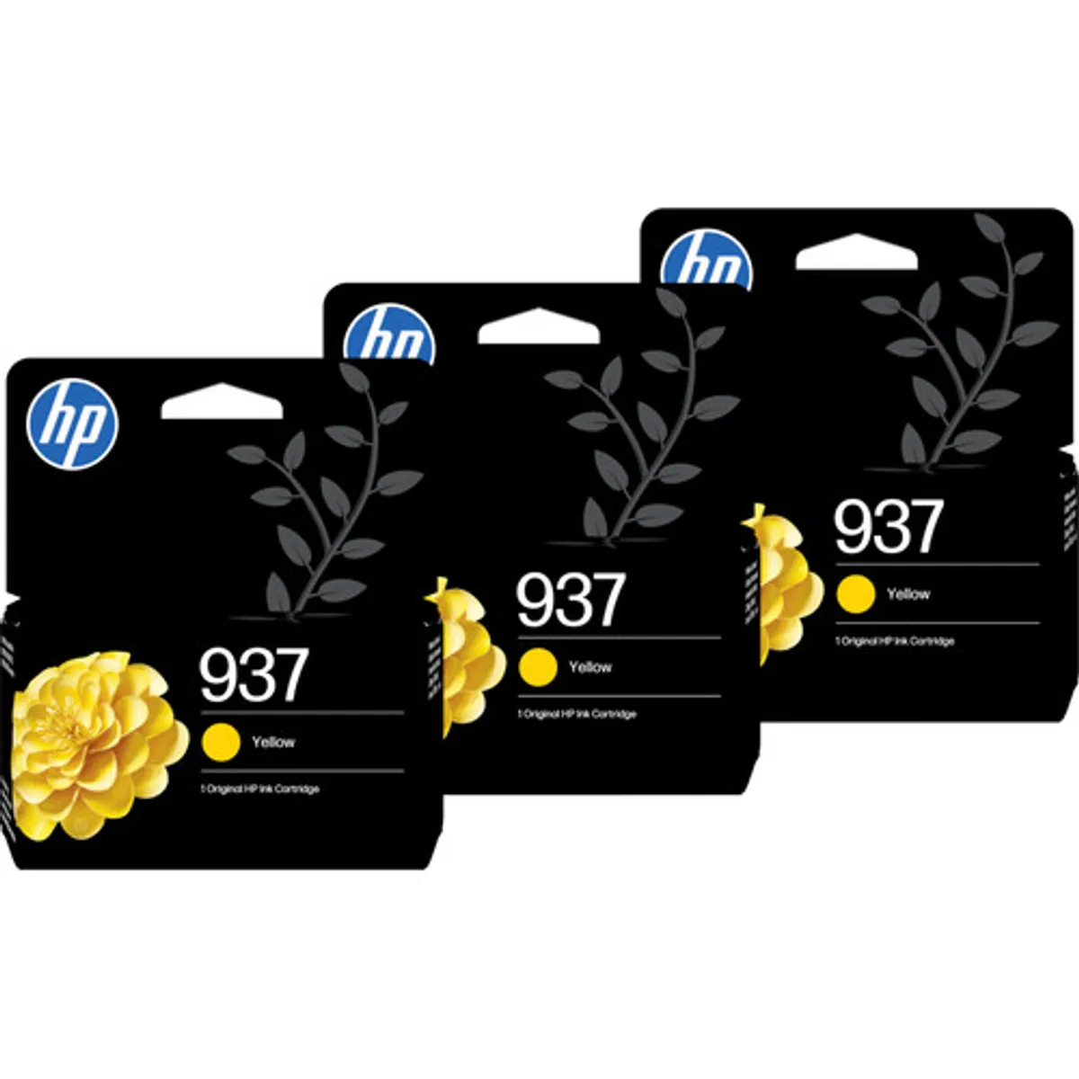 HP 937 Cartridge Geel (3 stuks)