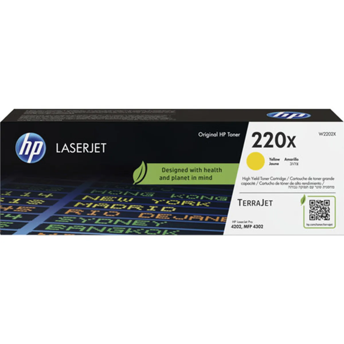 HP 220X LaserJet Toner Geel (Hoge Capaciteit)