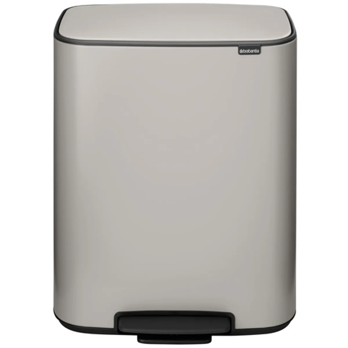 Brabantia Bo Pedaalemmer 2 x 30 Liter Soft Grey