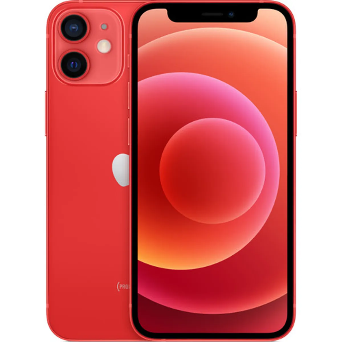 Refurbished iPhone 12 mini 64GB Rood (Licht gebruikt)