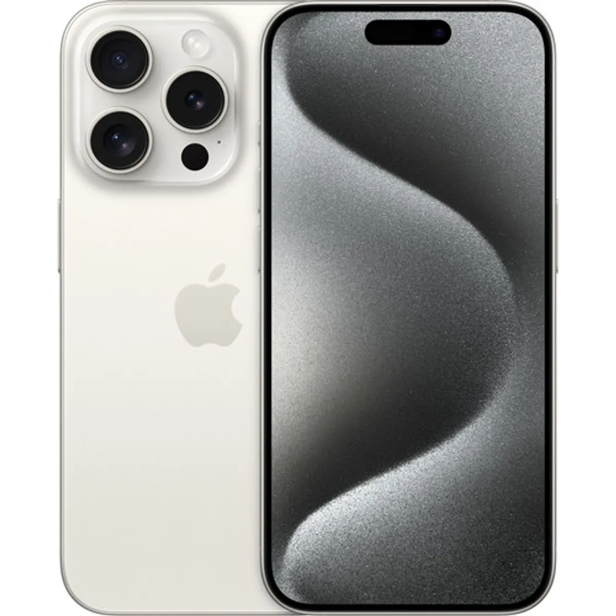 Refurbished iPhone 15 Pro 128GB White Titanium (Licht gebruikt)
