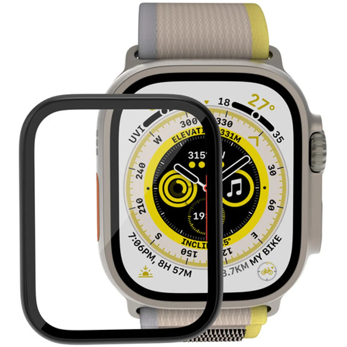 BlueBuilt Apple Watch Ultra 49mm Screenprotector Glas