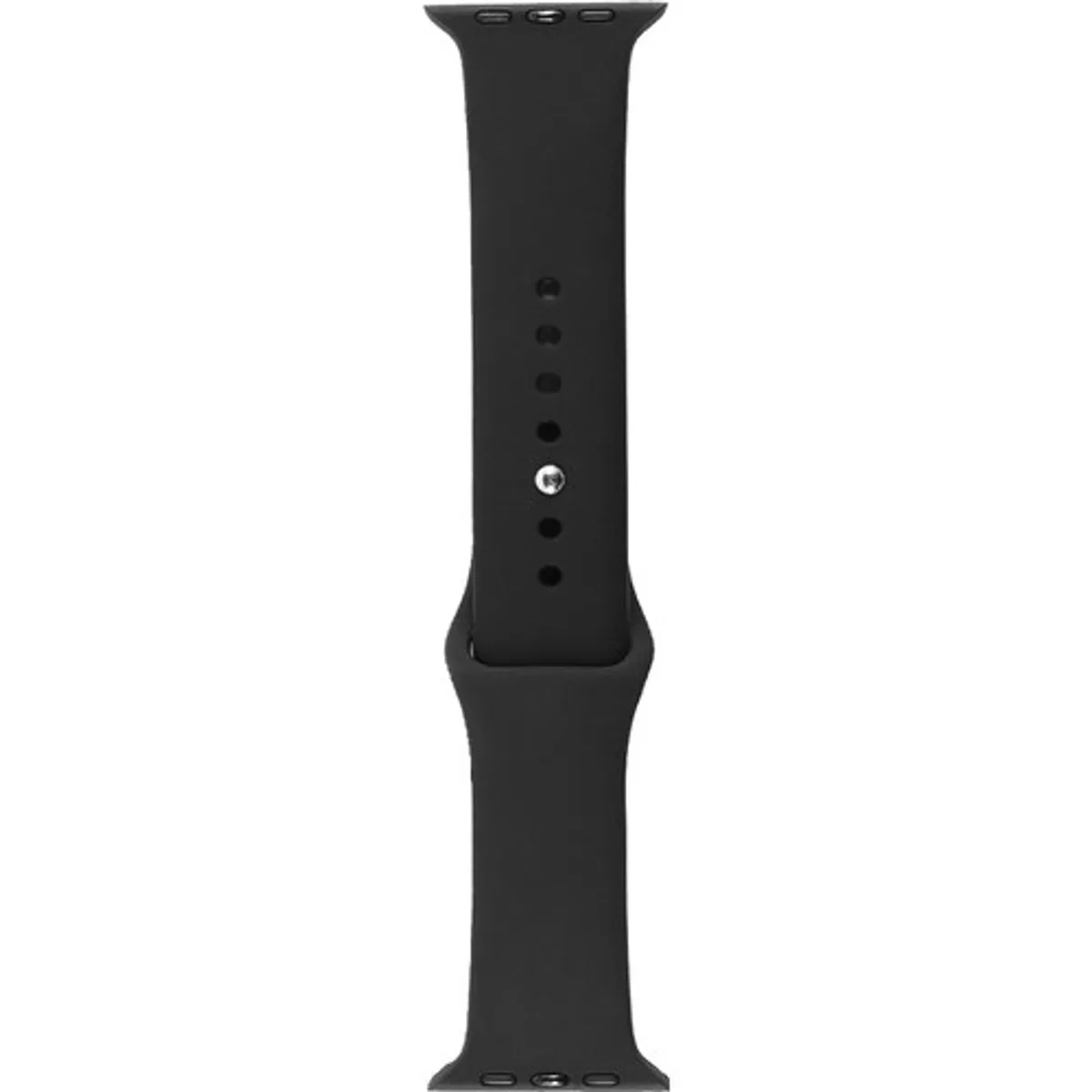 BlueBuilt Siliconen Bandje Zwart voor Apple Watch 44/45/46mm
