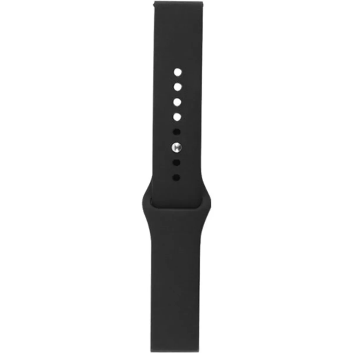 BlueBuilt Siliconen Bandje Zwart voor Samsung 20 mm