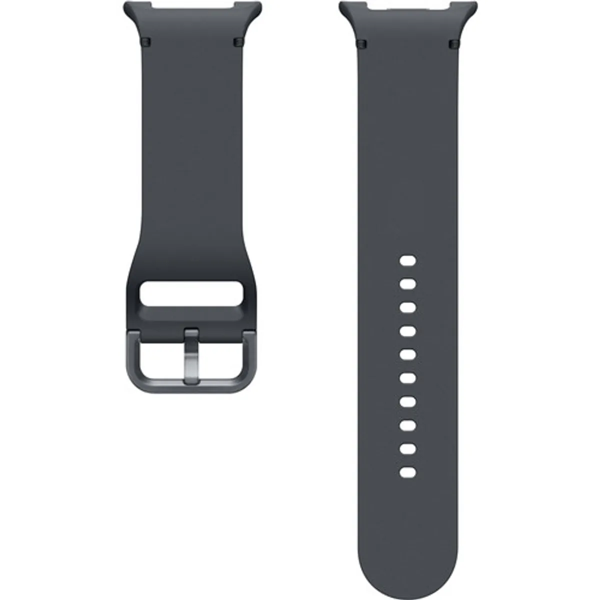 Samsung Galaxy Watch 8 Series Siliconen Sport Bandje Donkergrijs M/L