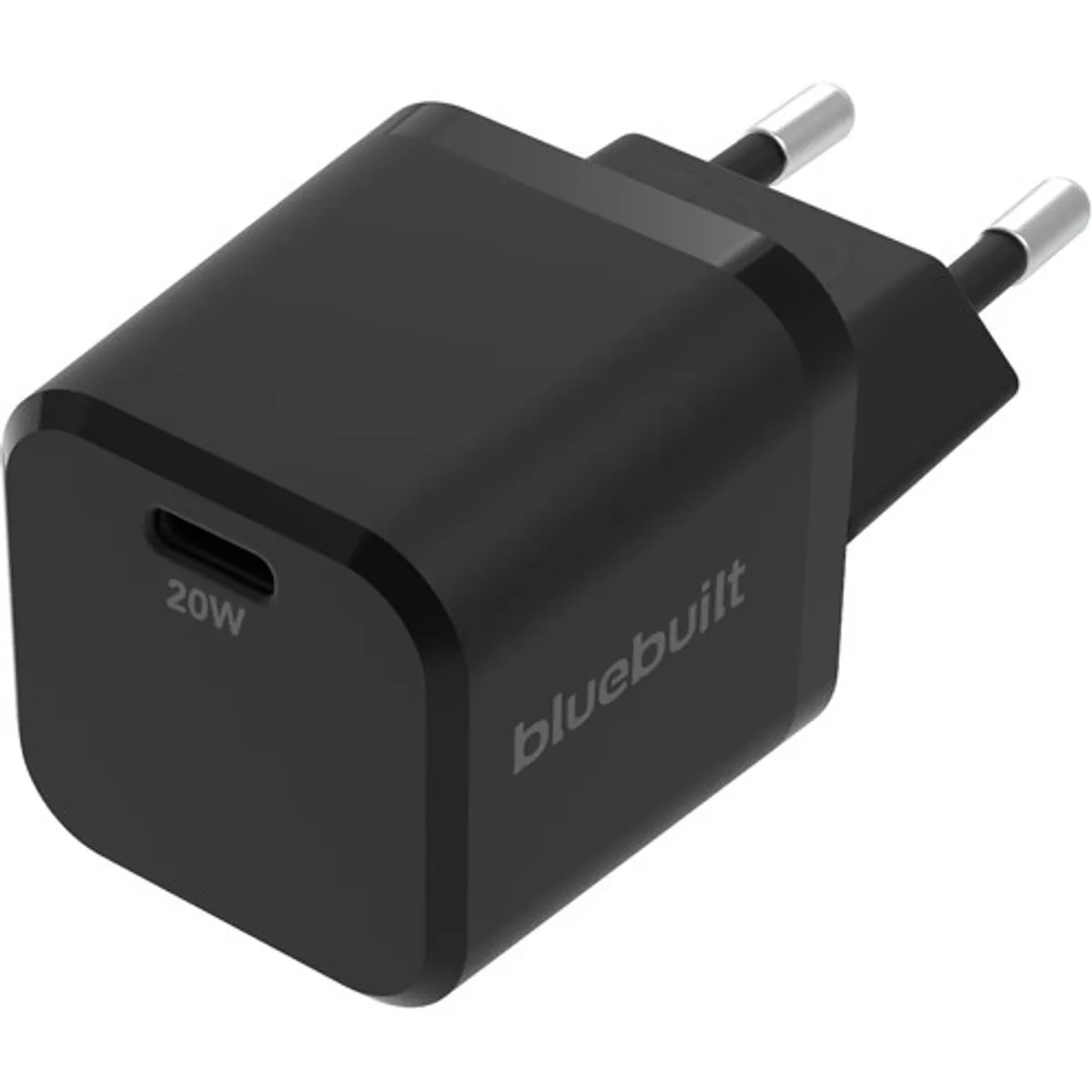 BlueBuilt Power Delivery Oplader met Usb C Poort 20W Zwart
