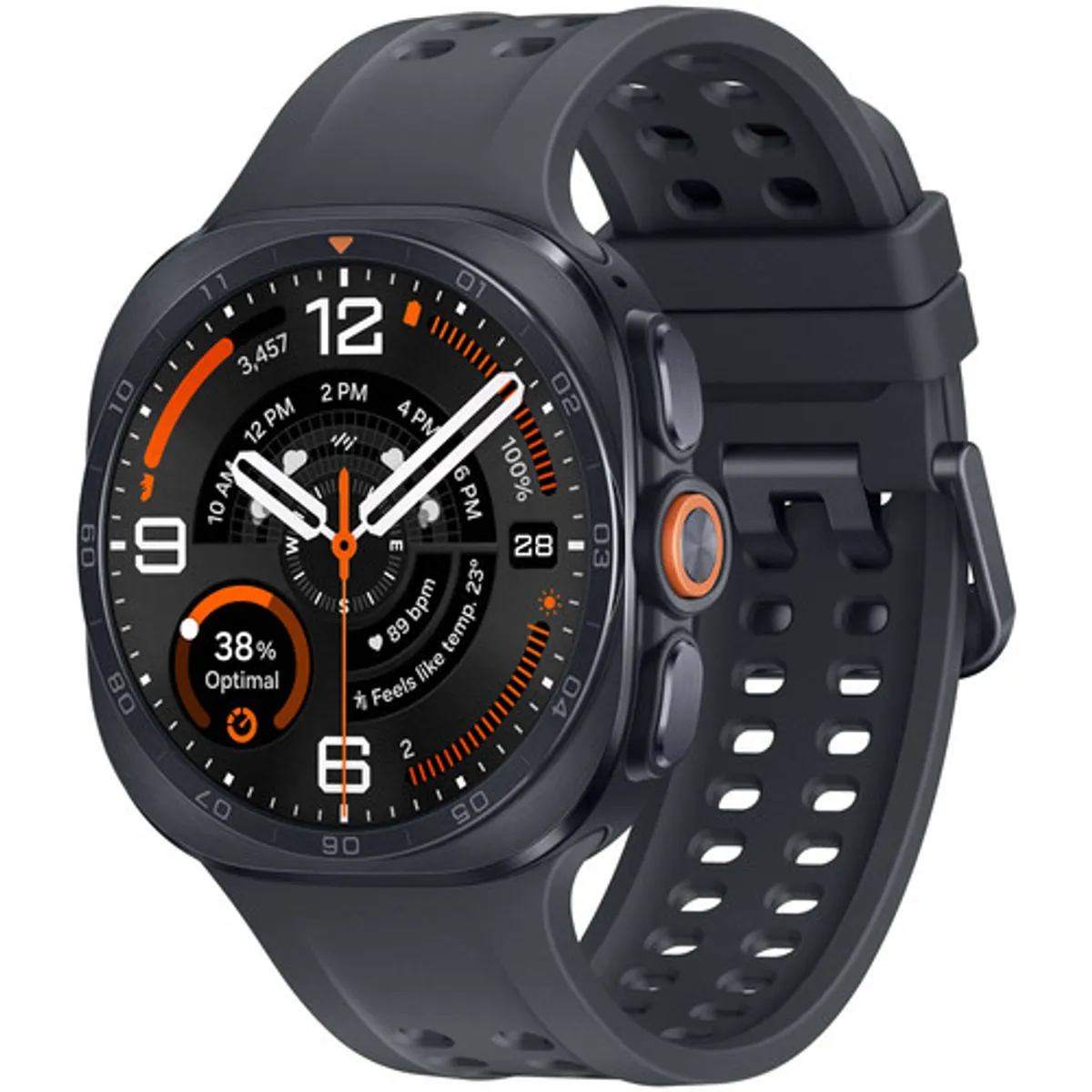 Samsung Galaxy Watch Ultra 2 LTE Titanium Zwart 47mm