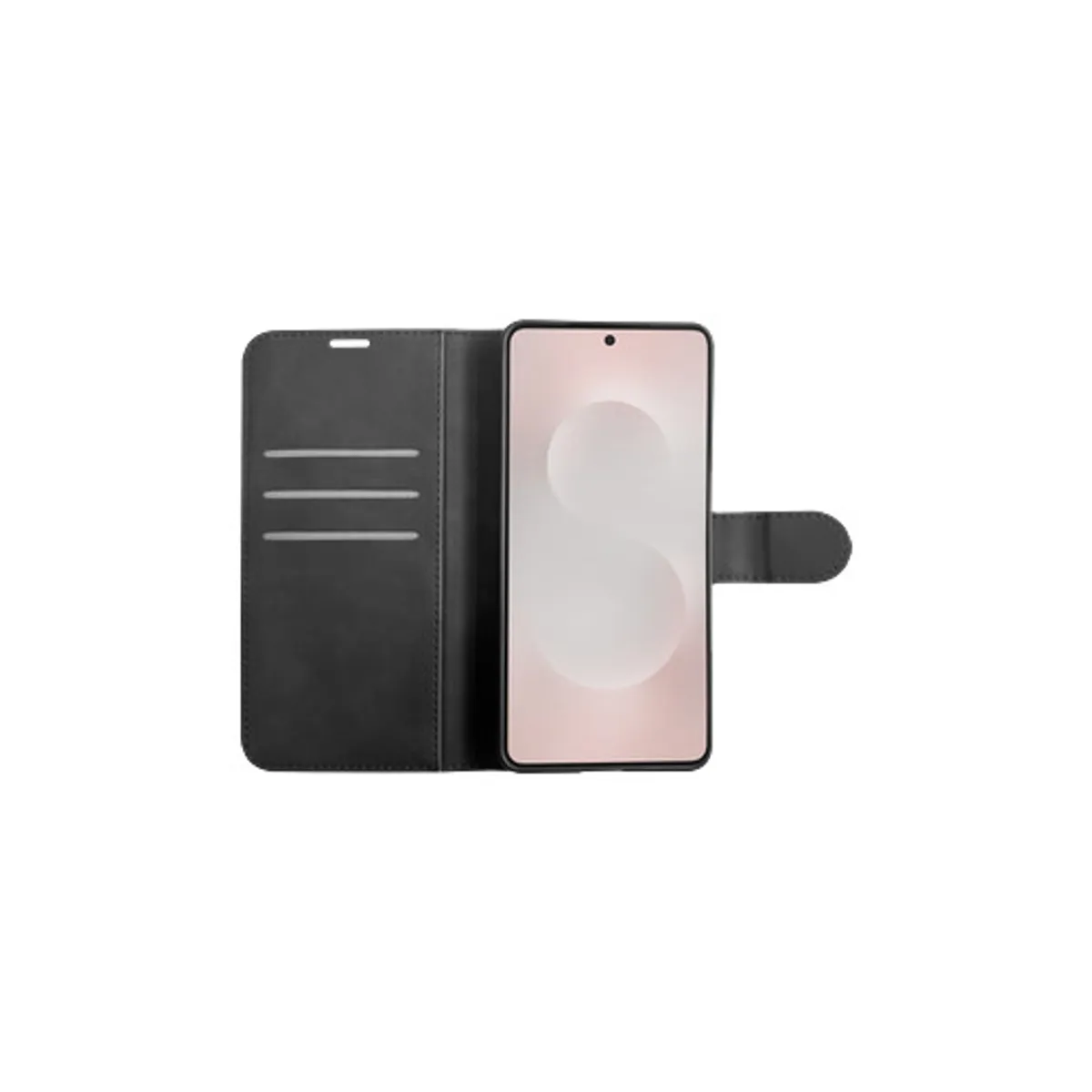 Just in Case Wallet Samsung Galaxy S25 Edge Book Case Zwart