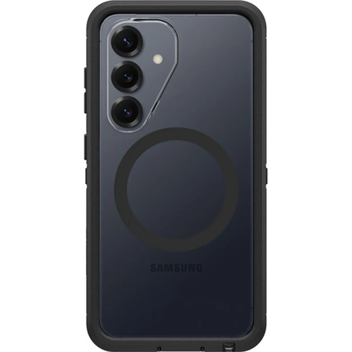 OtterBox Defender Samsung Galaxy S26 Back Cover met Magneet Transparant Zwarte Rand