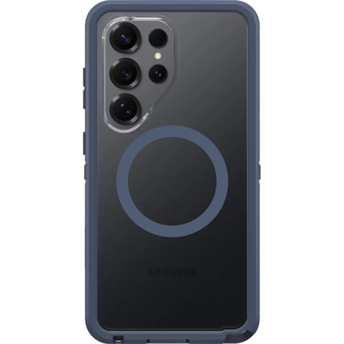 OtterBox Defender Samsung Galaxy S26 Ultra Back Cover met Magneet Transparant Blauwe Rand