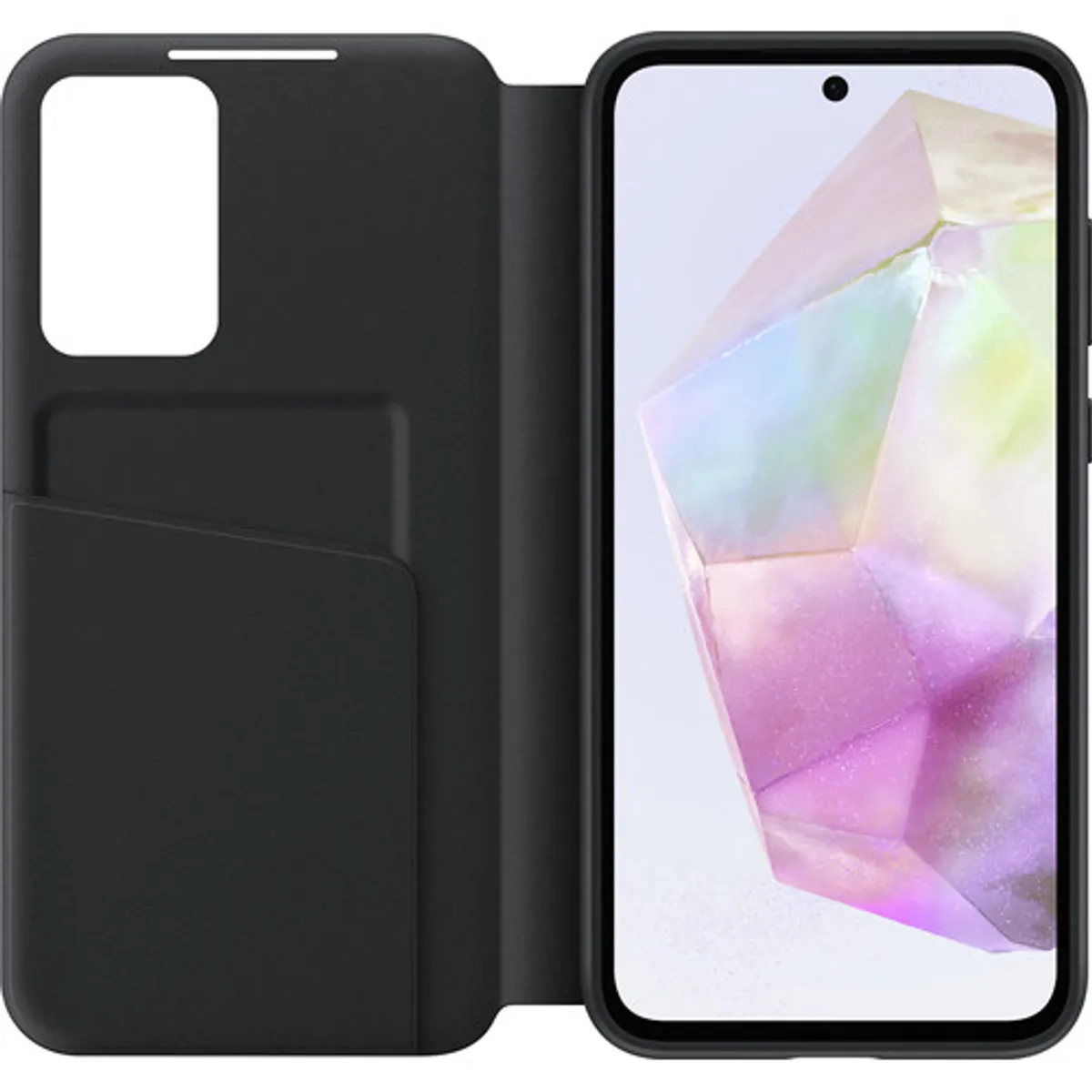 Samsung Galaxy A35 Smart View Book Case Zwart