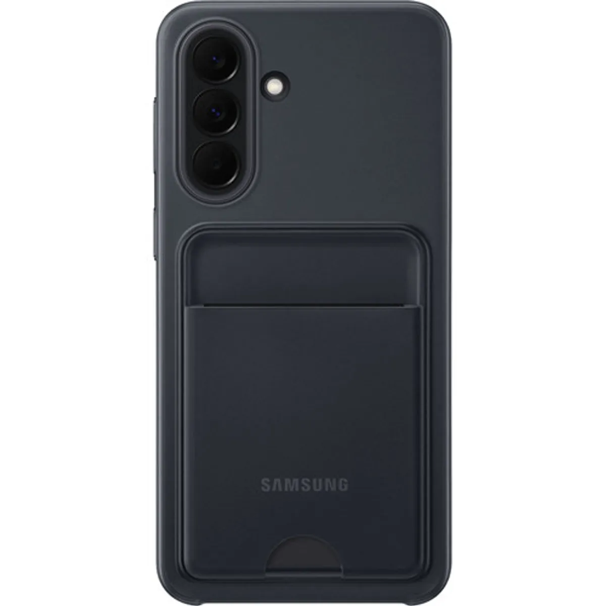 Samsung Galaxy A37 Card Slot Back Cover Zwart