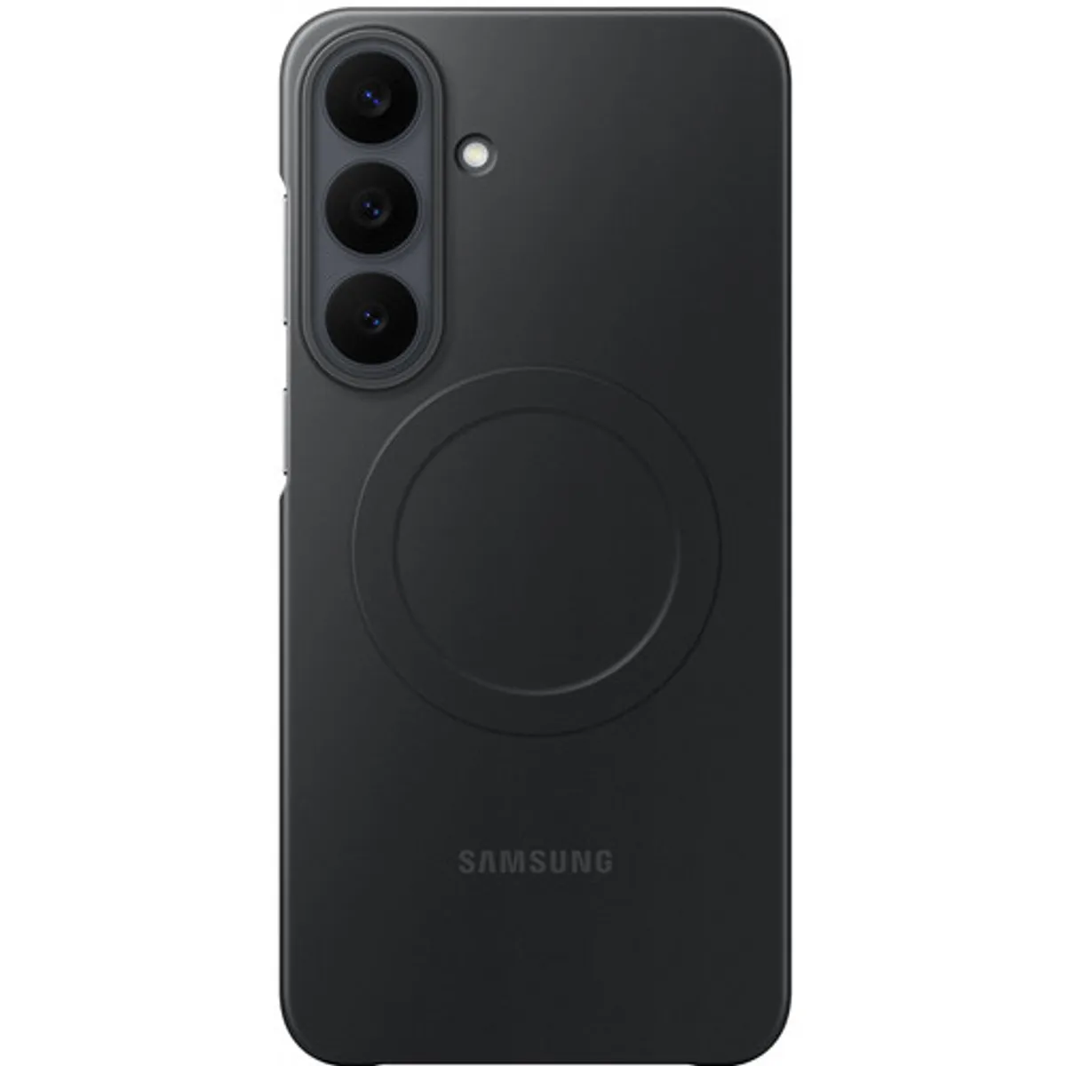 Samsung Galaxy S26 FE Siliconen Slim Back Cover met Magneet Zwart