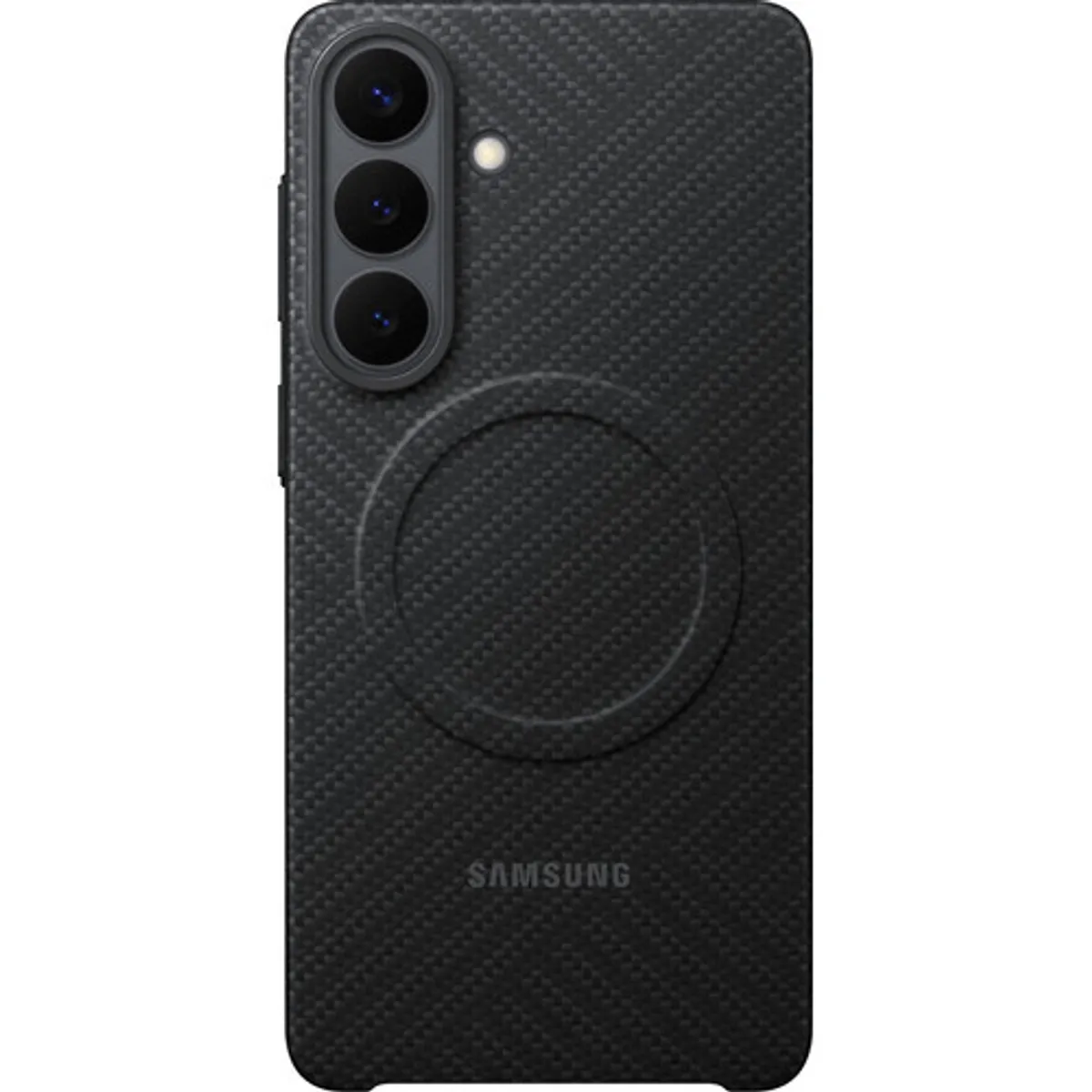 Samsung Galaxy S26 Plus Carbon Back Cover met Magneet Zwart
