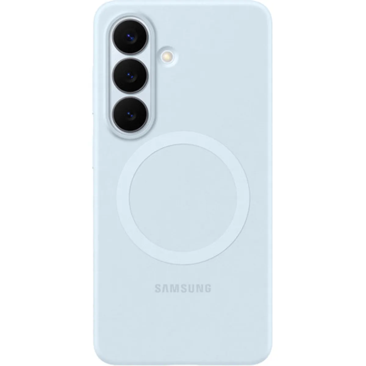 Samsung Galaxy S26 Plus Siliconen Back Cover met Magneet Blauw