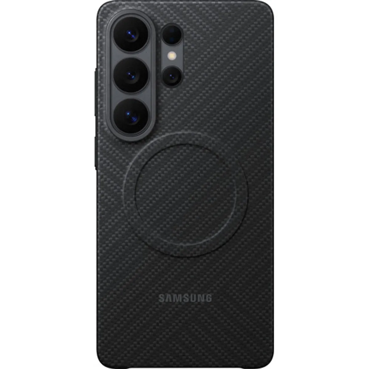 Samsung Galaxy S26 Ultra Carbon Back Cover met Magneet Zwart