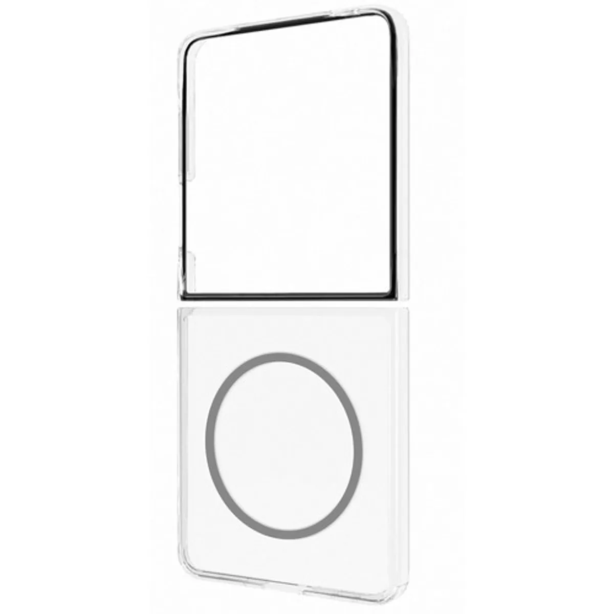 Samsung Galaxy Z Flip 7 Back Cover met Magneet Transparant