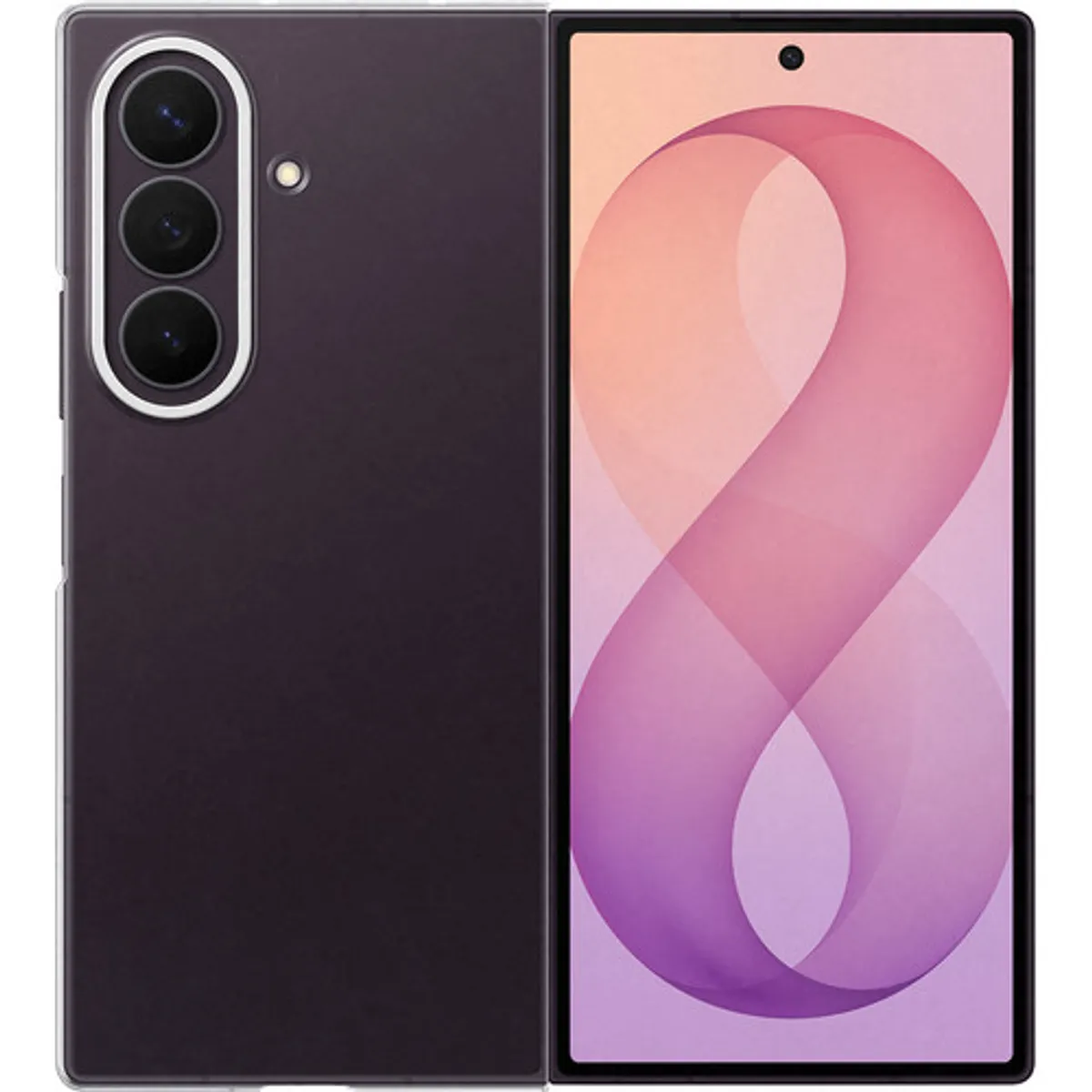 Samsung Galaxy Z Fold 8 Ultra Soft Case Back Cover Transparant