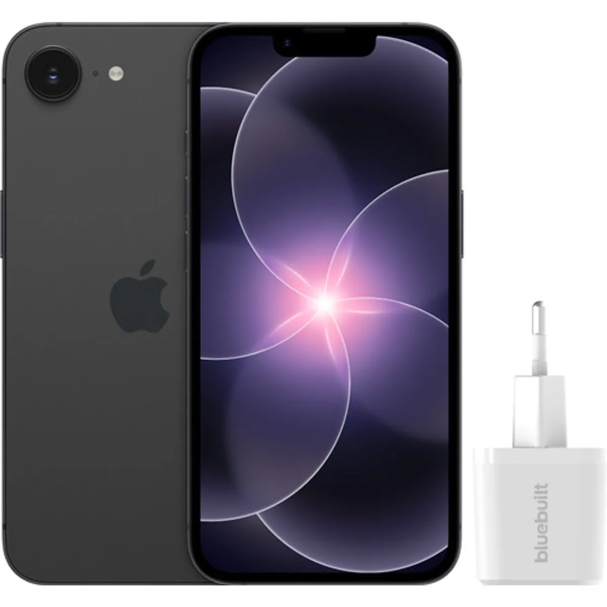 Apple iPhone 17e 256GB Zwart + Snellader