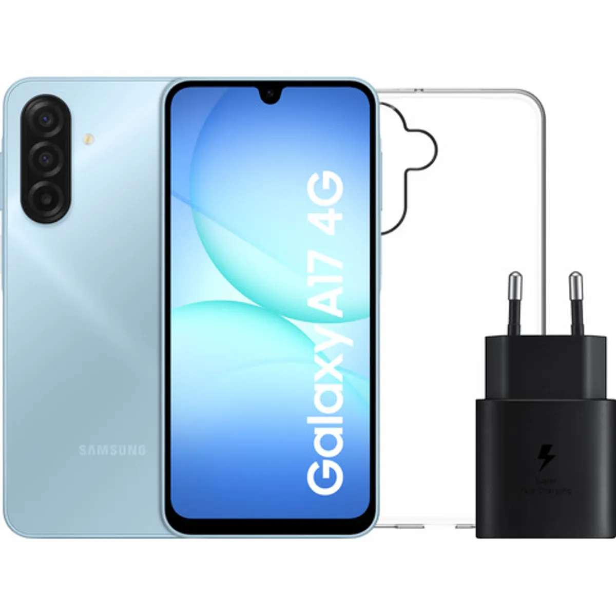 Samsung Galaxy A17 128GB Grijs 4G + Accessoirepakket