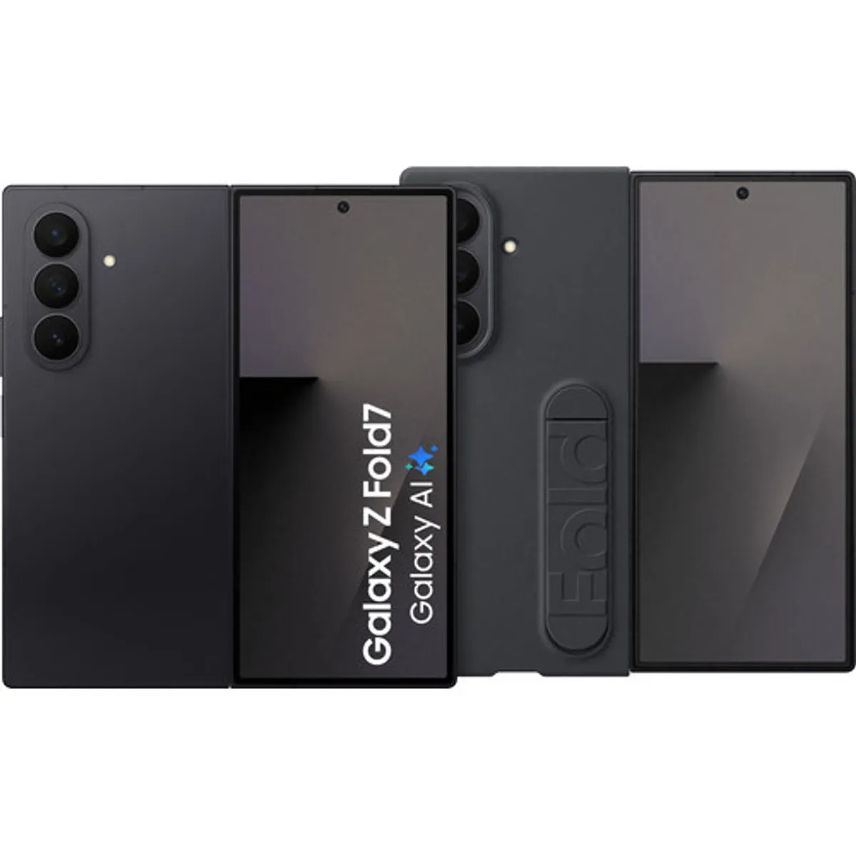 Samsung Galaxy Z Fold 7 512GB Zwart 5G + Samsung Siliconen Back Cover Zwart