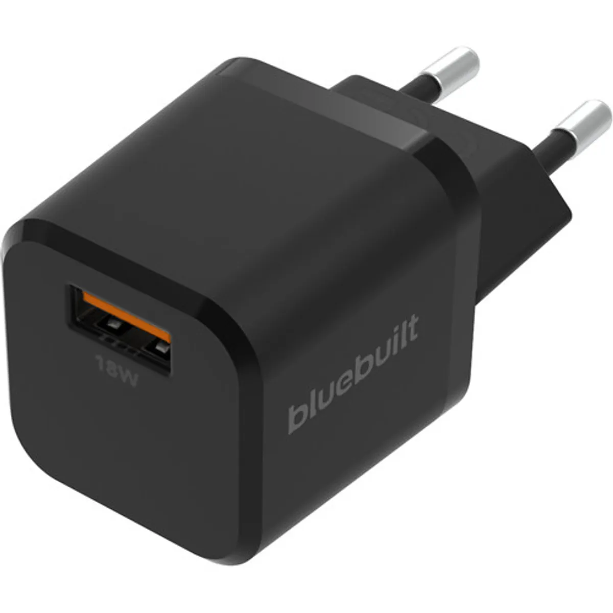 BlueBuilt Quick Charge Oplader met Usb A Poort 18W Zwart