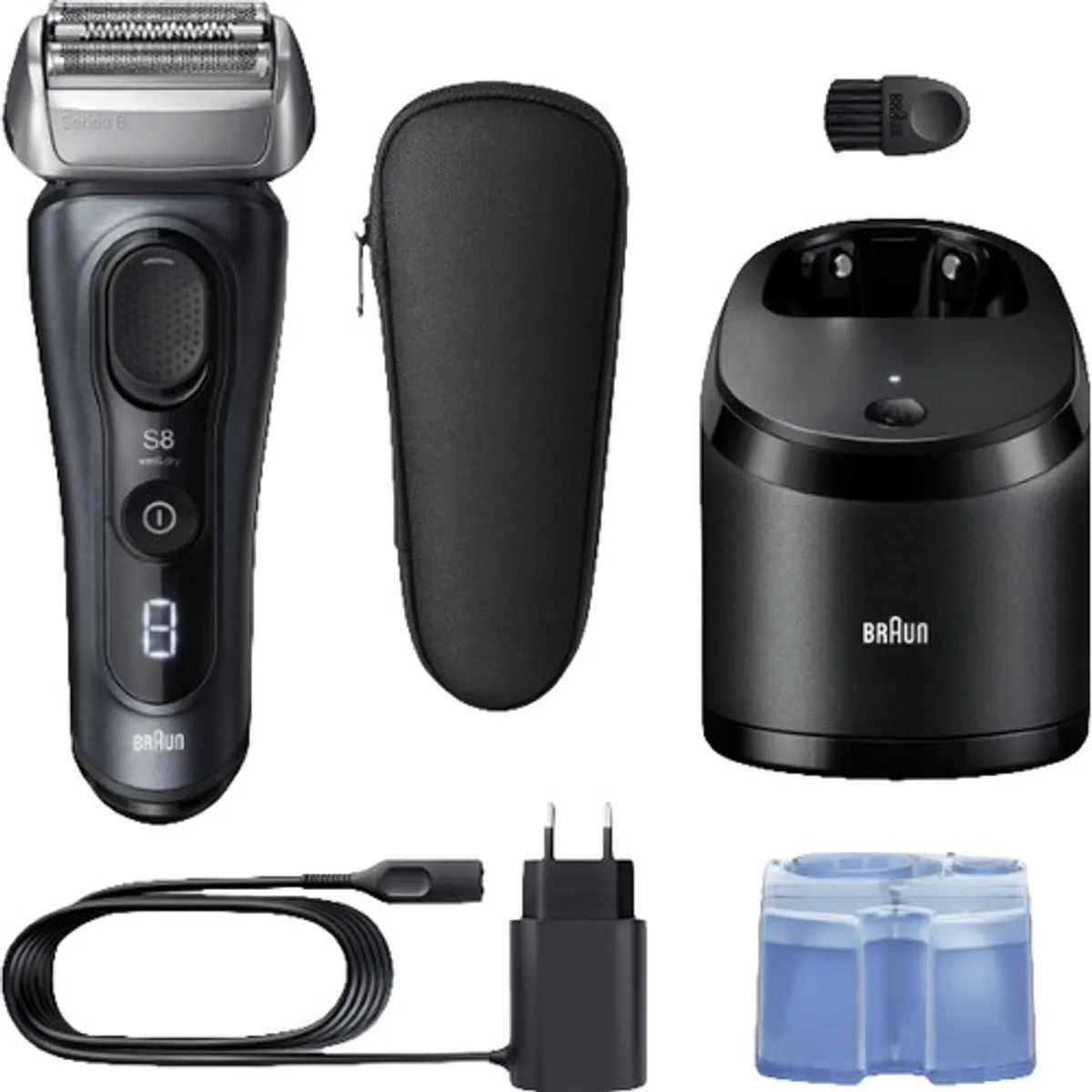 Braun Series 8 8663CC Grijs