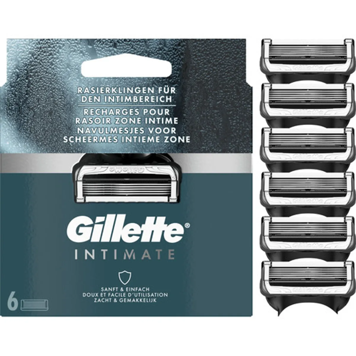 Gillette Intimate Navulmesjes (6 stuks)