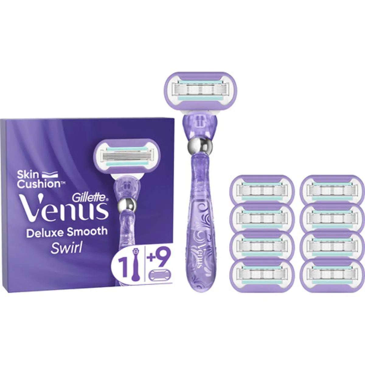 Gillette Venus Extra Smooth Swirl + 9 Navulmesjes