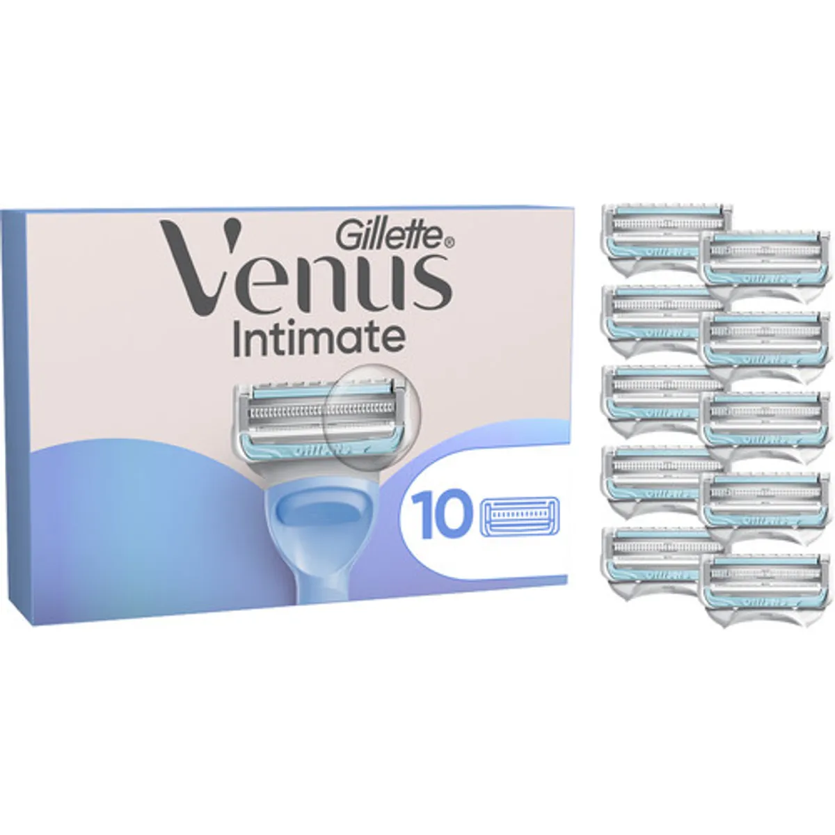 Gillette Venus Intimate Navulmesjes (10 stuks)