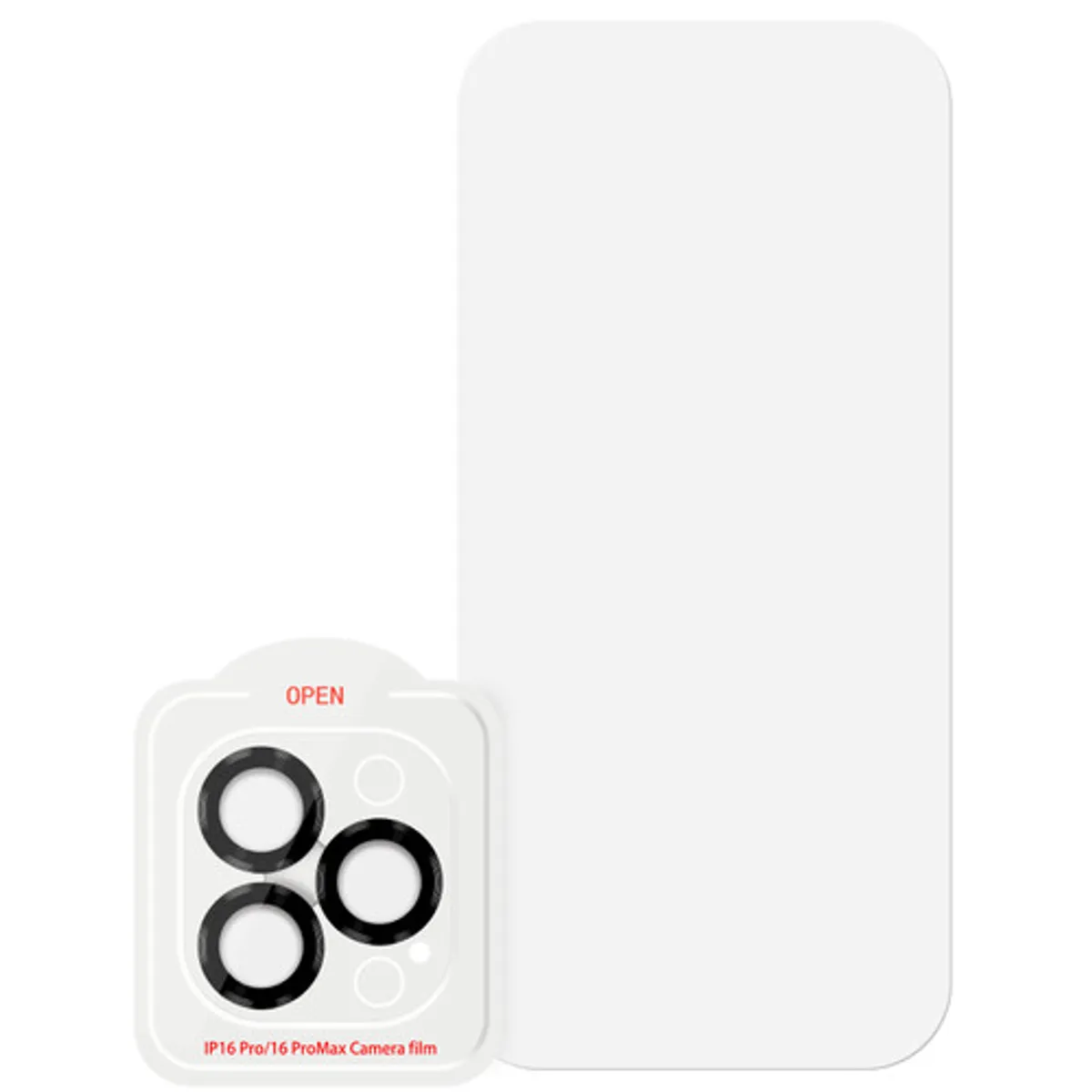 BlueBuilt Apple iPhone 16 Pro Max Screenprotector Glas + Camera Lens Protector