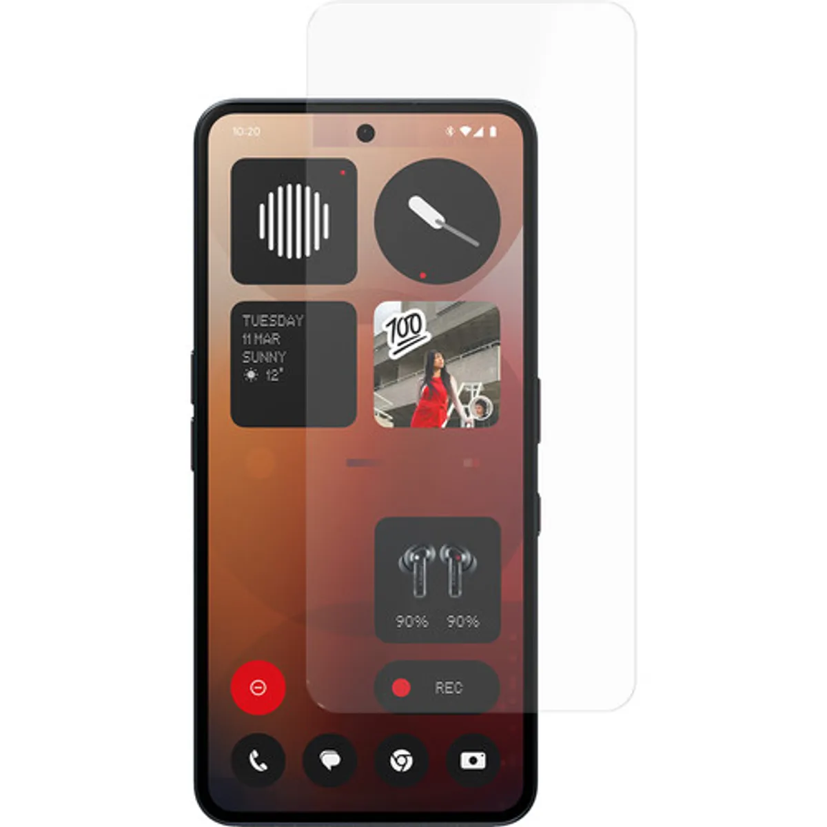 Just In Case Tempered Glass Nothing Phone (3) Screenprotector