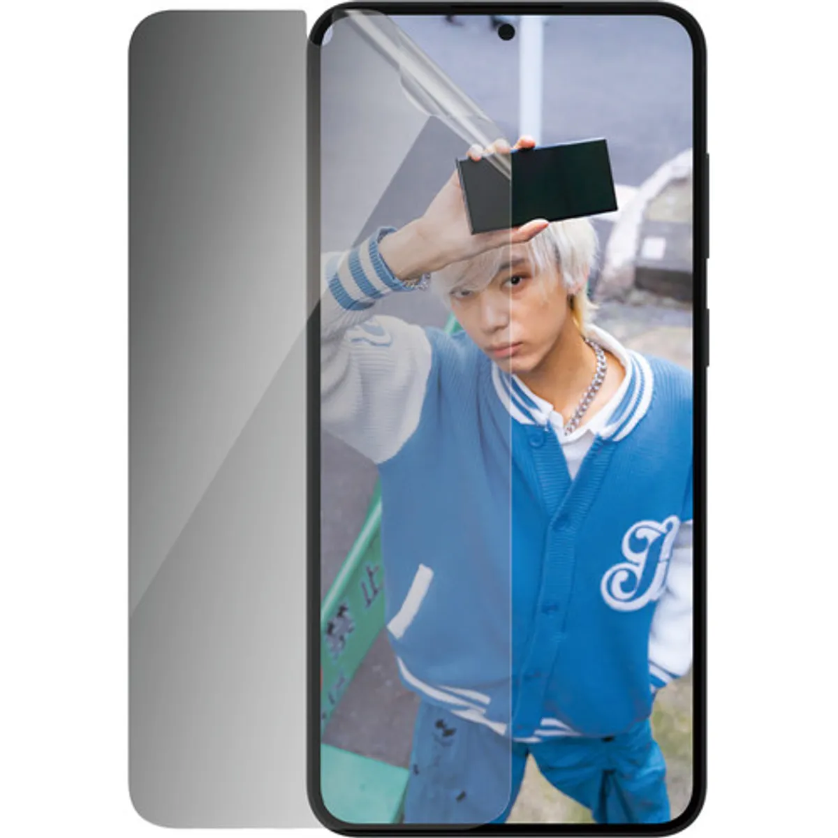 PanzerGlass Ultra-Wide Fit Samsung Galaxy S25 Plus Privacy Screenprotector Glas