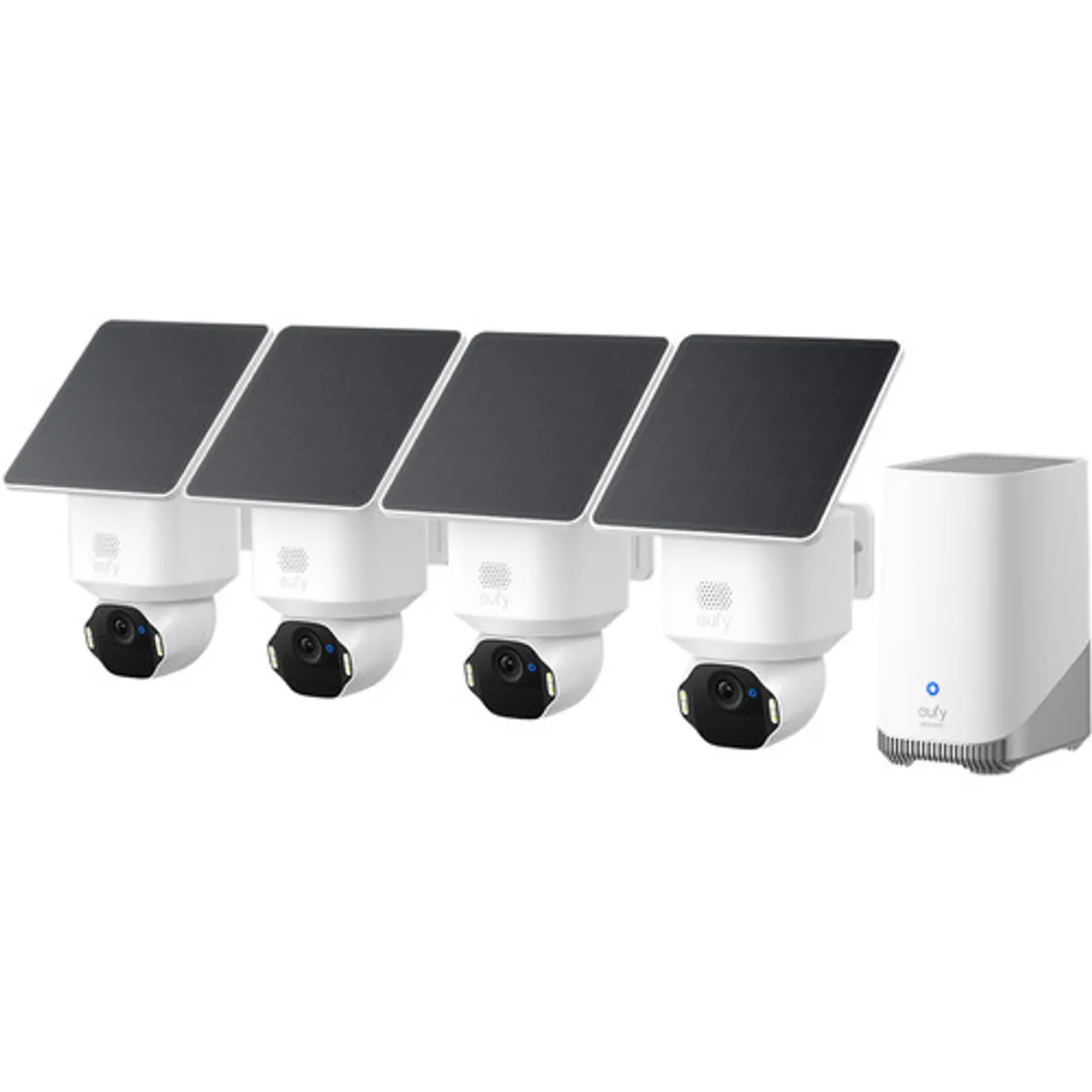 Eufy SoloCam E42 4-Pack + HomeBase 3