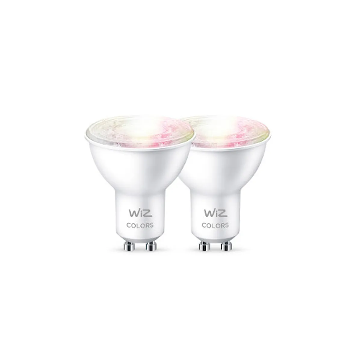 WiZ Smart Lamp - Wit en Gekleurd Licht - GU10 - 2-pack