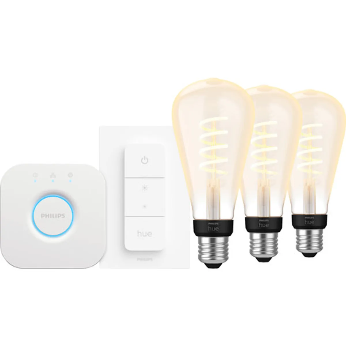 Philips Hue Filament White Ambiance Edison XL 3-Pack Startpakket